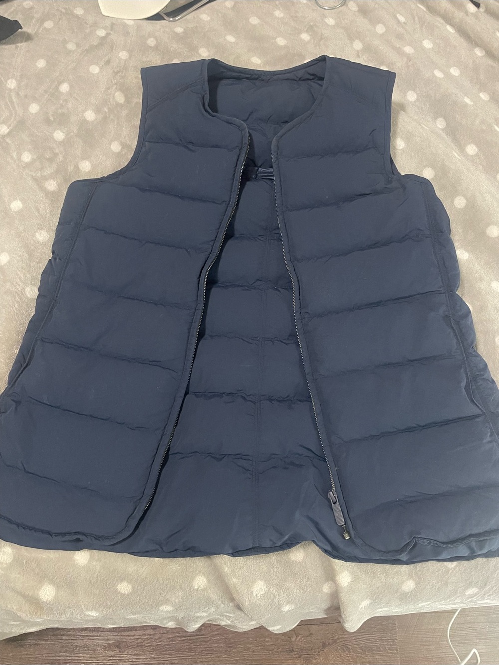 lululemon athletica Navy Blue Quilted Puffer Vest